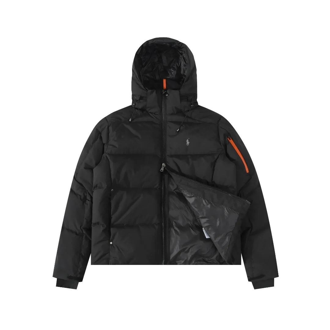 P680 #R58 Ralph Lauren/Ralph Lauren classic new down jacket jacket with detachable hood extra thick plush down jacket men's top "Thousands of stitches of electric embroidery, the logo is like a work of art" The imported Barudan embroidery machine is used to carve the classic polo logo with precision electric embroidery technology. Each letter is full and three-dimensional, with clear details, making it the "most expensive embroidered logo" on the down jacket, highlighting its extraordinary status. "75% national standard high-quality white duck down, light and heat-locking" is filled with 75% high-quality white duck down, which is light and pressure-free, but has excellent warmth retention. After compression, it can quickly rebound and become fluffy, say goodbye to bloat, embrace unburdened warmth, and face the cold winter without timidity. "Technical fabrics that protect against cold and wind and rain" · Long-lasting fluffy and non-stiffening, consistent thermal performance · 400T high-density gallbladder + pinhole retraction technology, completely say goodbye to velvet · Windproof and waterproof matte fabric with adjustable hem, easy to deal with bad weather "Five colors come together to interpret diverse styles" · White: pure first snow, fresh and versatile · Black: classic without limits, calm and atmospheric · Navy blue: low-key and elegant, suitable for both business and leisure · Sky blue: bright and healing, brightening up dull winter days · Khaki: retro and gentle, the first choice for urban wanderers "The details are authentic, the texture is everywhere" The original electroplated YK zipper is smooth and durable, the detachable hood can be worn multiple times, and the original hangtag and washable label ensure authentic quality. The same design for men and women makes it easy to control whether it is used as a couple's outfit or to create personal style, making it an indispensable fashion equipment this winter.  Color: Black, Navy, Khaki, White, Sky Blue Size: S M L